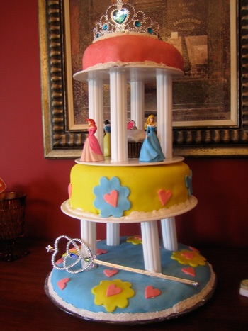 Disney+princess+cake+