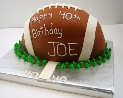Happy Birthday Joe, you are the big 4-0! Four moist layers of chocolate cake 