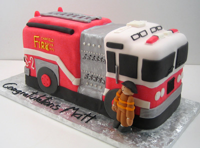 Fire Truck Birthday Cake on Fire Truck2