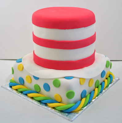 A Cat in the Hat cake for a